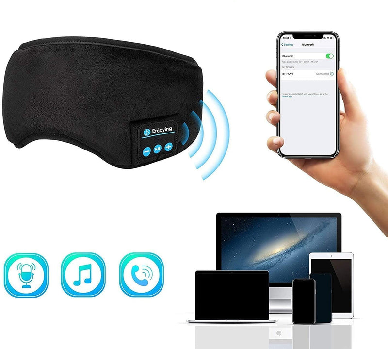 Tapa Olho De Dormir C/ Fone De Ouvido Bluetooth - Sleep Mask™