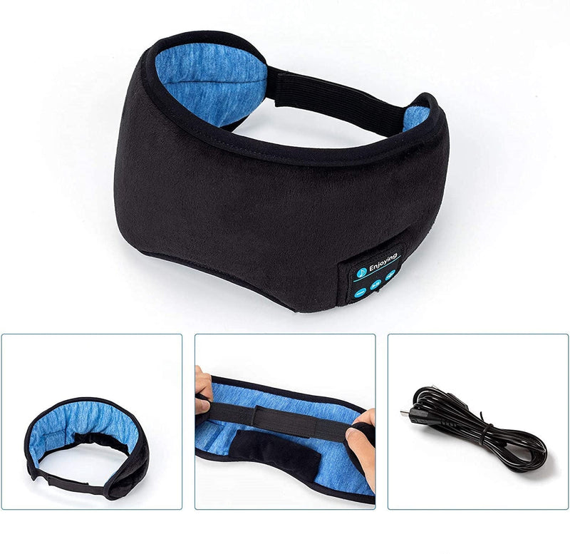 Tapa Olho De Dormir C/ Fone De Ouvido Bluetooth - Sleep Mask™